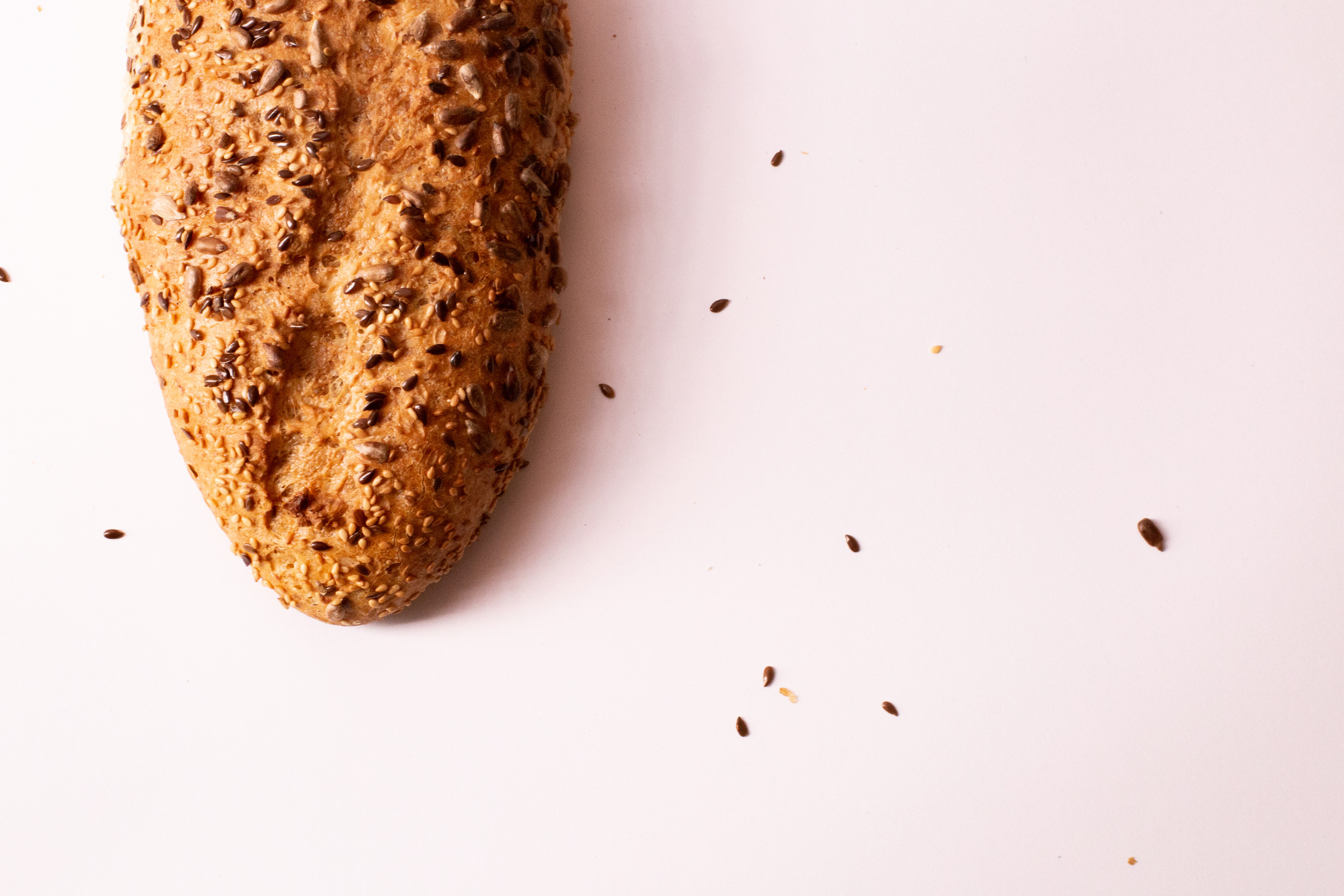 Baked Bread With Sesame Seeds